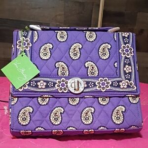 Vera Bradley Purple Paisley Mini Bag